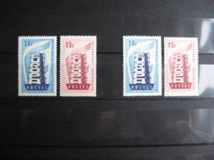 AM2, CEPT-Europa, 2 juegos FRANCIA, 1956, nuevo/MNH/** - Imagen 1 de 1