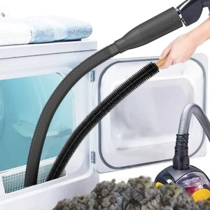 Sealegend 2 Pieces Dryer Vent Cleaner Kit Vacuum Attachment Hose with Black  - Picture 1 of 7