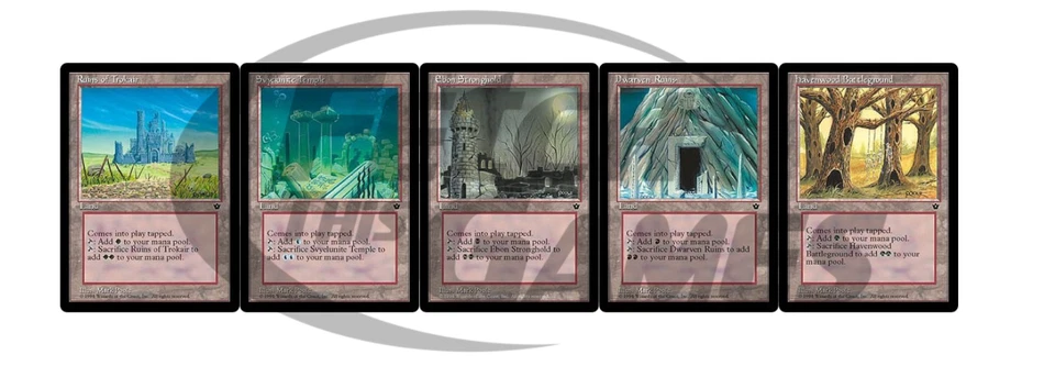 5 Sacrifice Land - Fallen Empires - NM/SP - 1x of each - Sets - Magic MTG FTG - Image 1 of 1