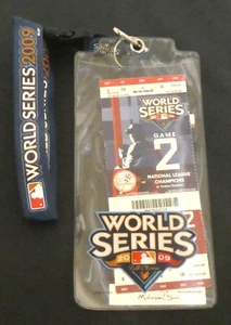 2009 NY Yankees World Series Game 2 and 6 Full Tickets (Game 6 is clincher) - Picture 1 of 3