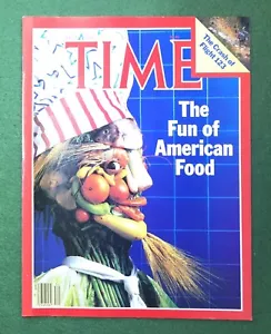 Time Magazine 26. August 1985 The Fun Of American Food, Flug 123 Absturz sehr guter Zustand/nm - Bild 1 von 4