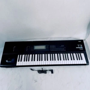 Korg T3 61 Key Vintage Keyboard Synthesizer Music Production Workstation MIDI - Picture 1 of 10