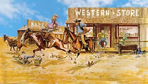 PÓSTER PUBLICITARIO BOTAS NOCONA - Imagen 1 de 2