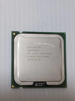 Intel Pentium 4 524 SL8ZZ 3.06 GHz/1M/533/04A Socket CPU Processor - Image 1 of 2