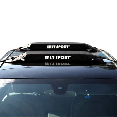Fit Chrysler Soft Roof Rack Pad Tie Down Straps Cross Bars Car Top Cargo Carrier Foto 1 de 4