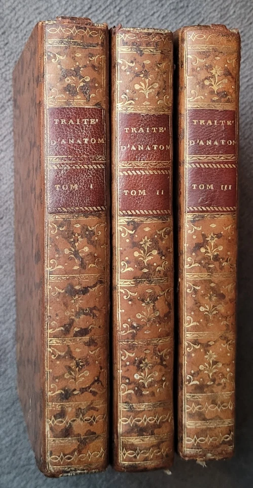 Traité Complet d'Anatomie ..., Sabatier, 1781, 3 tomes in-12, Médecine Chirurgie - Photo 1/4