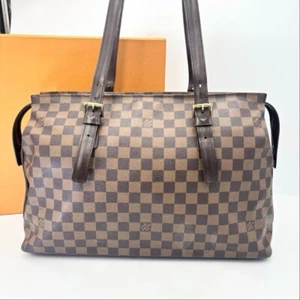 LOUIS VUITTON Damier Brown N51119 one shoulder bag From Japan Rare F/S - Picture 1 of 14