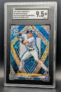 2020 Bryan Reynolds /99 Player Worn! Neon Blue Prizm - Graded SGC 9.5 - Bild 1 von 1