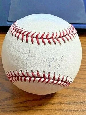 JASON VARITEK SIGNED AUTOGRAPHED OML BASEBALL!  Red Sox!   - Image 1 of 2