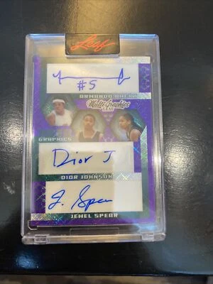 2022-23 leaf multigraphics basketball Hexagraphics 6 AUTOS 24/25 Armando Bacot - Image 1 of 2