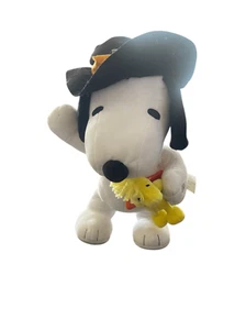 Peanuts Kids weiß schwarz Snoopy & Woodstock Pilgrim Sidestepper Musik Plüsch Einheitsgröße - Bild 1 von 13