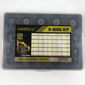 O Ring Kit For Jcb Excavator Js130lc Js200sc Js220lc Bund90 Durometer O-ring Box - Picture 1 of 7
