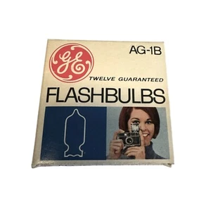 Vintage GE Flashbulbs A-G1B - 12 Flashbulbs, Complete Box NOS - Picture 1 of 4