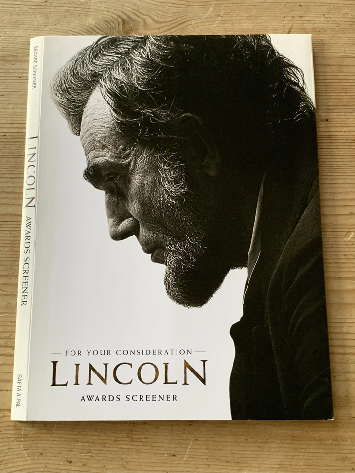 LINCOLN-DANIEL DAY LEWIS-SPIELBERG-FYC FOR YOUR CONSIDERATION SCREENER PROMO DVD - Image 1 of 4