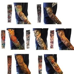 UV Protection Arm Cover Flower Arm Sleeves Sun Protection Tattoo Arm Sleeves - Picture 1 of 18