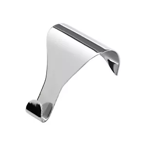 PICTURE RAIL HANGING HOOKS Chrome Finish Photo Frame Modern Mirror Hangers - Picture 1 of 16