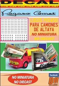DECAL LOGOS PEGASO PARA CAMIONES ALTAYA (NO MINIATURA / NO DIECAST) (01) - Imagen 1 de 1