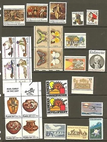 US 1977 Commemoratives Year Set with 27 Stamps MNH - Image 1 of 1