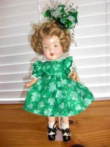 "Muñeca Shirley Temple de composición vintage años 1920-30 13" sin marcar" - Imagen 1 de 10