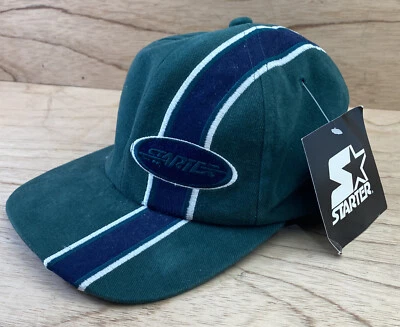 NWT Vtg 90s Starter Toronto Hat Cap Sports Velvet Forest Green - Image 1 of 4