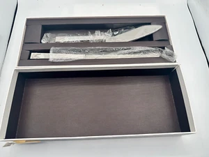 Vera Wang Wedgwood Love Knots Cake Knife & Server Set - New in Box - Picture 1 of 2