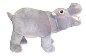 ADORE 14" Standing Gassy the Farting Hippo Stuffed Animal Plush Toy - Picture 1 of 2
