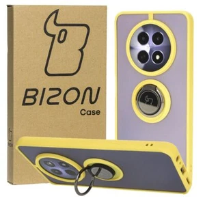 Funda de móvil con asa de dedo para Realme 12 / 12x Bizon Case Cover estuche amarillo - Imagen 1 de 9