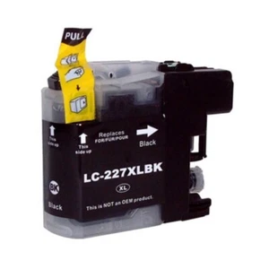 CARTUCCIA COMPATIBILE BROTHER LC-227 Bk Nero Con Chip 30ml - Foto 1 di 4