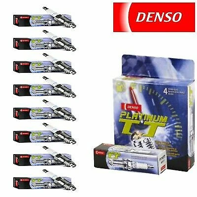 8 Pcs  Platinum TT Spark Plugs Denso for 1998 MERCEDES-BENZ CL500 V8-5.0L Foto 1 de 4