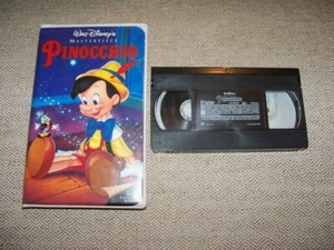Walt Disney's Masterpiece Collection Pinocchio Raro (1993) Nastro VHS Vintage #239 - Foto 1 di 2