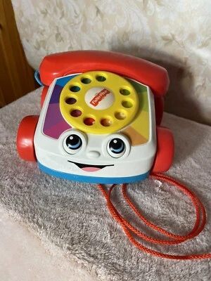 Teléfono Fisher Price Chatter juguete para tirar 2015 dial giratorio  Foto 1 de 3