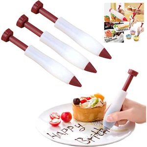 VDL Silicone Syringe Pen Cream Chocolate Icing Decorating - Picture 1 of 9
