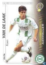 All Stars TCG 2005/2006 Trading Card 286 Koen van de Laak FC Groningen