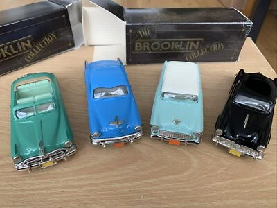 4 X 1950s USA 1/43 WHITE METAL CAR MODELS BY BROOKLIN: HUDSON KAISER STUDEBAKER. - Изображение 1 из 4
