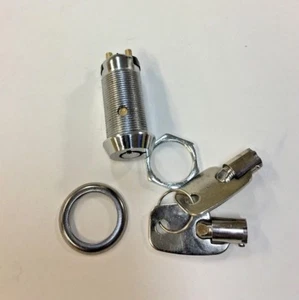 ELECTRONIC HIGH SECURITY TUBULAR KEY CUT ON/OFF POWER SWITCH LOCK ALARM LS-26 - Picture 1 of 7