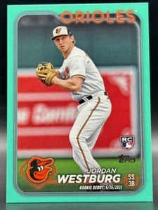 2024 Topps Update Series Rookie Debut Aqua #US125 Jordan Westburg - Picture 1 of 2