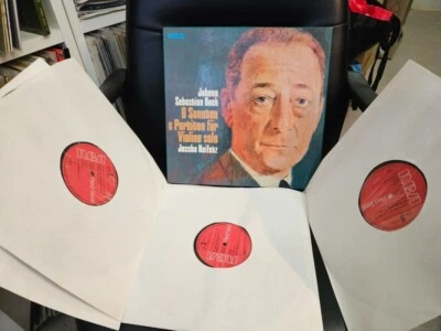 Jascha Heifetz Violin Bach Partita & Sonata 3 LP Box RCA SMA 25092-R/1-3 ED 1 - Bild 1 von 4