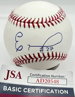 Eloy Jimenez Signed Offical Major League Baseball JSA COA - Imagem 1 de 2