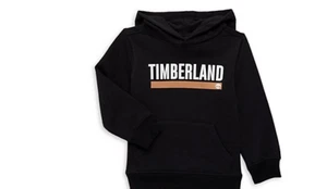 Timberland Toddler Fleece Logo Hoodie In Black Size 2T Sweatshirt Only - Picture 1 of 1