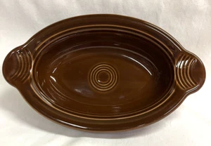 FIESTAWARE Cioccolato Marrone Singolo 6" CASSERUOLA PIATTO Ritirato Homer Laughlin - Foto 1 di 3