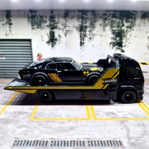 Hot Wheels Black Nissan Laurel 2000 SGX Team Transport LEGENDS TOUR *LOOSE* - Picture 1 of 7