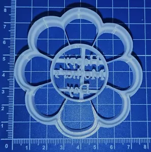 Happy Mother's Day Cookie or fondant Cutter 3d printed - Picture 1 of 2