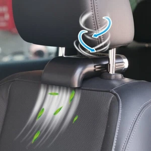 USB Electric Car Fans Mini Cooler Fan 3Speeds White for Front Seat Passenger BL - Foto 1 di 12