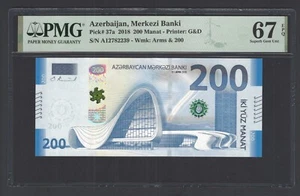 Azerbaijan 200 Manat 2018 P37a Uncirculated Grade 67 - Picture 1 of 2
