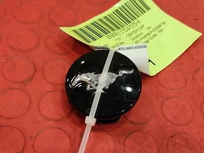 2015-2020 Ford Mustang Black Alloy Wheel Center Cap Genuine OEM FR3C-1A096-AC - Image 1 of 3