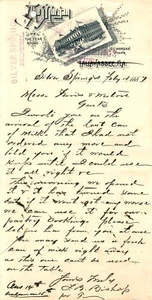 Silver Springs, FL - The Silver Springs Hotel 1887 Briefkopf Orden für Milch - Bild 1 von 1
