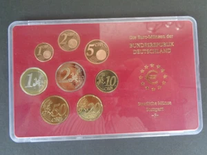 UNZIRKULIERT EURO WÄHRUNGSSATZ 8 MÜNZEN 2004  DEUTSCHLAND " STUTTGART " - Bild 1 von 4