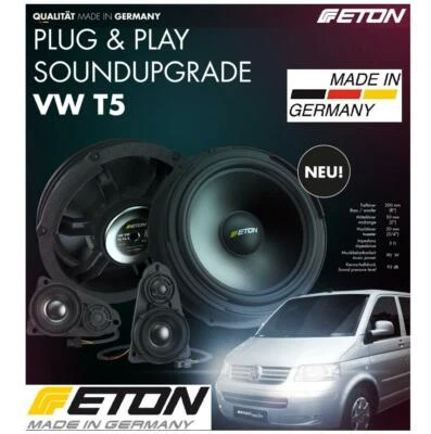 ETON Upgrade UG VW T5 F3.2 2-Wege Front Lautsprecher für VW T5, Transporter - Bild 1 von 4