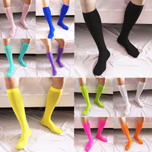 Men's Toe Sheer Socks Wide Striped Dress Silk High Thin Breathable Sexy Socks - Picture 1 of 25