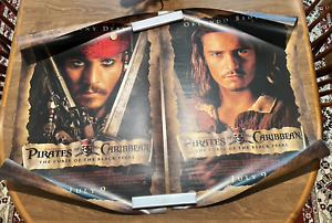 Pirates Of The Caribbean (2003) Original Advance Movie Posters - Double Sided